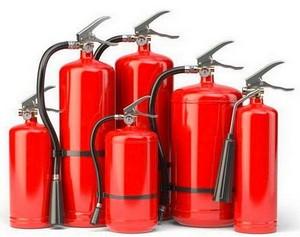 extintores de incêndio novos