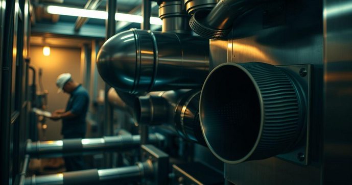 Ar mandado para espaço confinado: segurança e eficiência na ventilação industrial