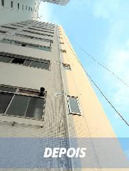 Instalação de prumada externa predial