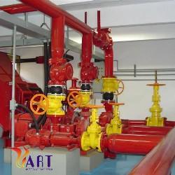 Instalação de sistema de hidrantes