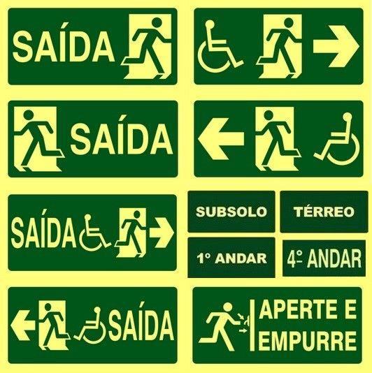 placa de sinalização fotoluminescente preço placa de sinalização fotoluminescente preço