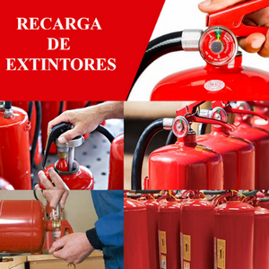 Recarga de extintores de incêndio Recarga de extintores de incêndio