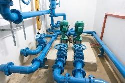 Sistema de água pluvial em hotel