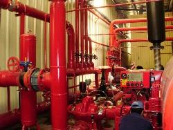 Sistema de hidrantes contra incêndio