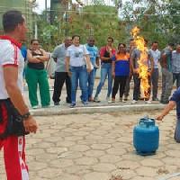 Treinamento de brigada de incêndio