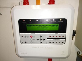 sistema de alarme de incêndio