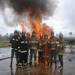 Centro de treinamento de combate a incêndio